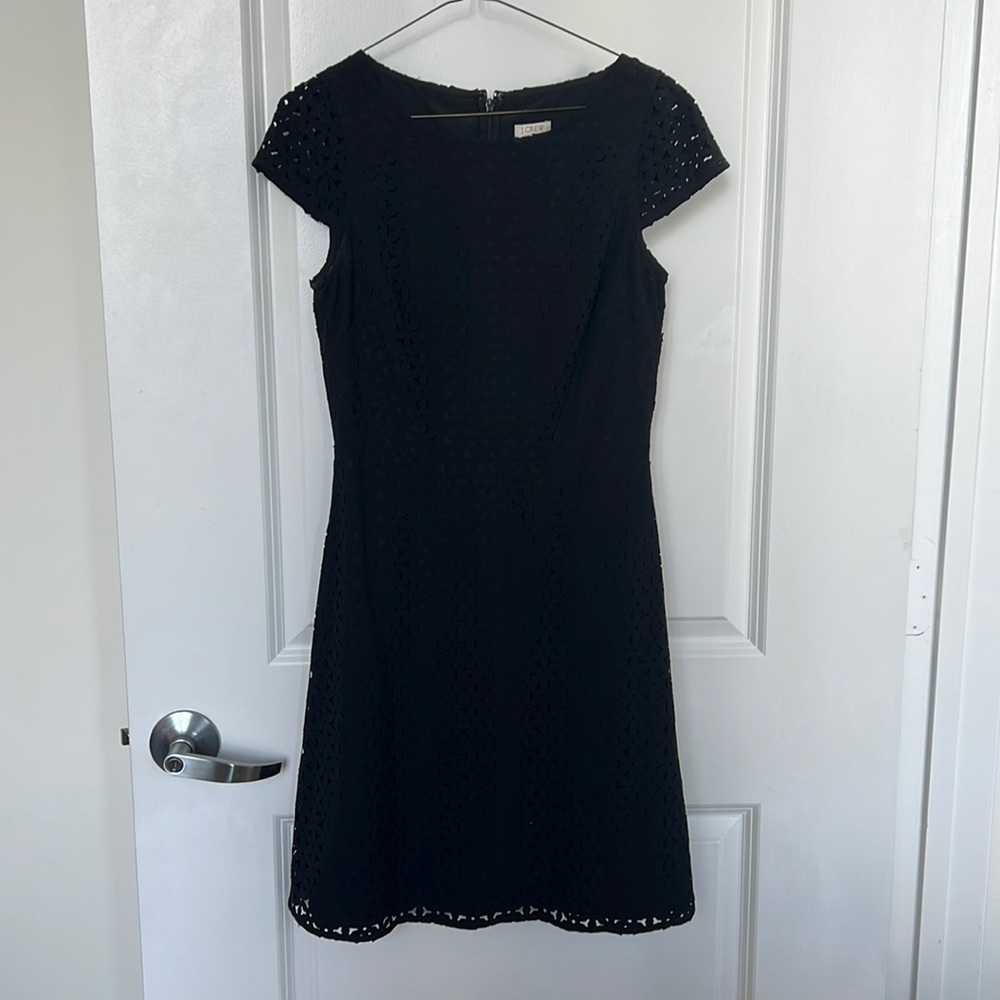 J. Crew Laser Cut A-Line Dress
